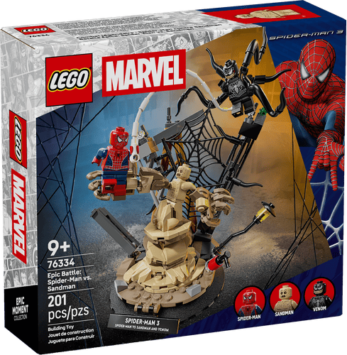 PREVENTA LEGO Super Heroes Marvel Batalla Épica: Spider-Man vs. Sandman 76334