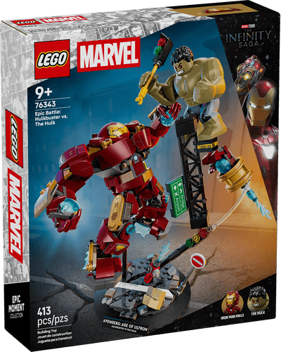 PREVENTA LEGO Super Heroes Marvel Batalla Épica: Anti-Hulk vs. Hulk 76343
