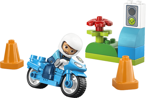 LEGO DUPLO Town Moto de Policía Azul 10471