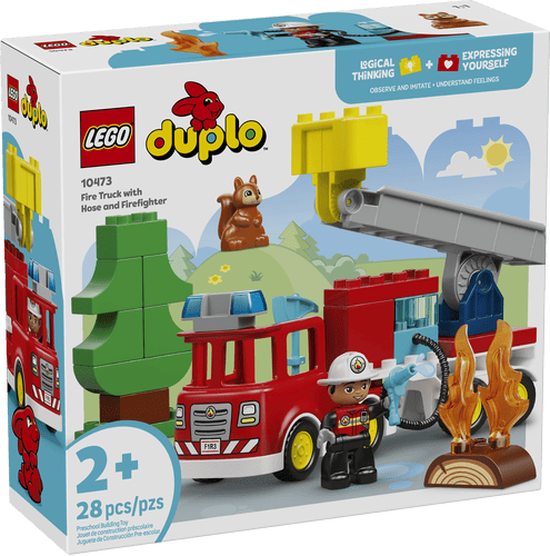 LEGO DUPLO Town Camión de Bomberos con Manguera y Bomberos 10473