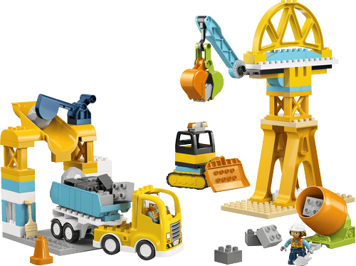LEGO DUPLO Town Obra y Vehículos de Construcción “3 en 1” 10476