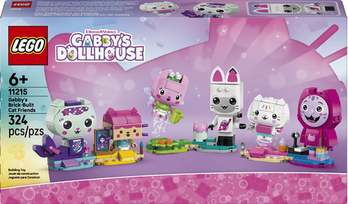 LEGO Gabby's Dollhouse Amigos Felinos para Construir de Gabby 11215
