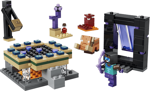 LEGO Minecraft El Viaje por el Nether y el Portal al End 21584
