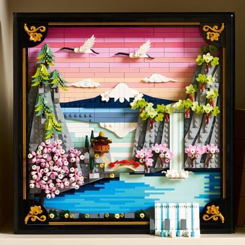 LEGO ART Paisaje Japonés con Cerezos en Flor 31218