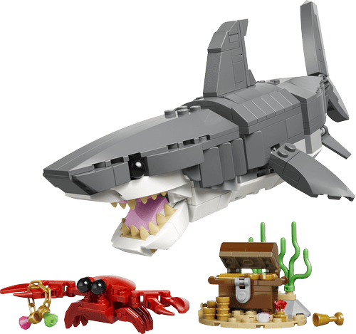 LEGO Creator Feroz Tiburón con Cofre del Tesoro 31381