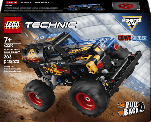LEGO Technic Monster Jam™ Grave Digger™ Fuego y Hielo 42219