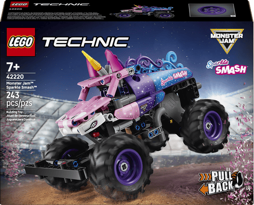 LEGO Technic Monster Jam™ Sparkle Smash™ con Motor de Carga Manual 42220