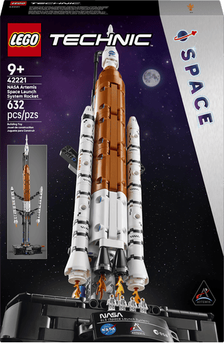 LEGO Technic Cohete del Sistema de Lanzamiento Espacial NASA Artemis 42221