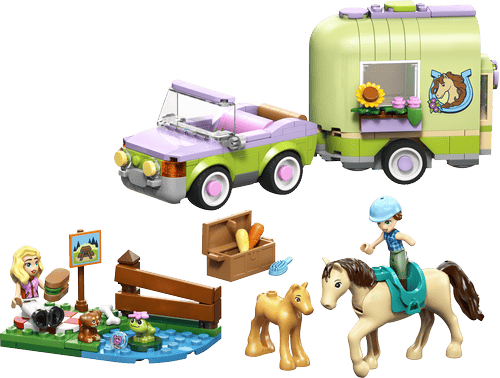 LEGO Friends Remolque para Caballo y Potrillo 42695