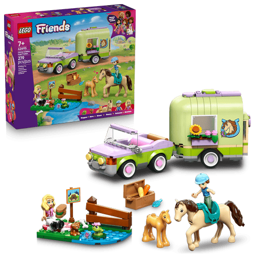 LEGO Friends Remolque para Caballo y Potrillo 42695