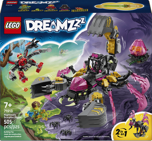 LEGO DREAMZzz Excavadora Escorpión de Pesadilla 71513