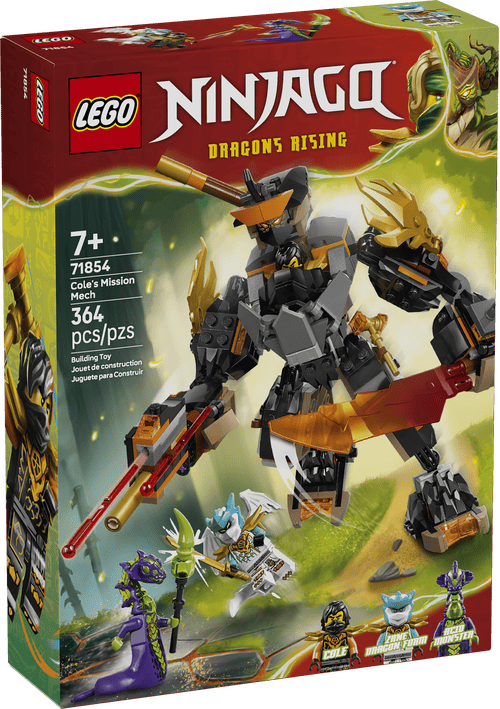 LEGO Ninjago Meca de Misión de Cole y Zane Dragón 71854