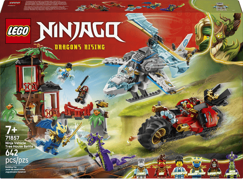 LEGO Ninjago Batalla de Vehículos Ninja Junto a la Casa del Árbol 71857