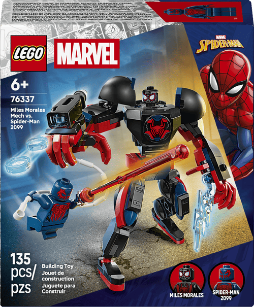 LEGO Super Heroes Marvel Armadura Robótica de Miles Morales vs. Spider-Man 2099 76337