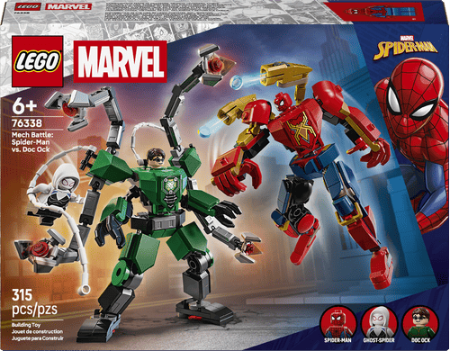 LEGO Super Heroes Marvel Batalla de Armaduras Robóticas: Spider-Man vs. Doc Ock 76338