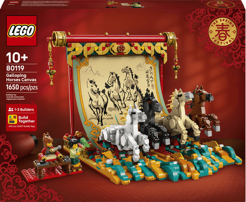 LEGO Lienzo con Caballos Galopantes 80119