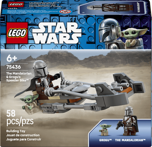 LEGO Star Wars TM Moto Speeder del Mandaloriano y Grogu 75436