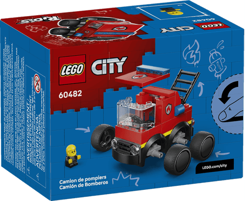 LEGO City Brick Rides Vehículos: Camión de Bomberos 60482