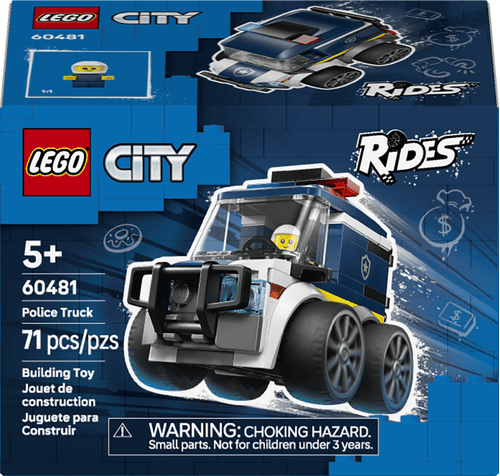 LEGO City Brick Rides Vehículos: Furgoneta de Policía 60481