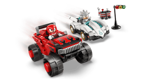 LEGO Sonic Coche de Silver vs. Monster Truck de Knuckles 77118