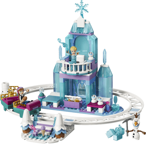 LEGO Disney Princess Castillo de Hielo de Elsa y Aventura en la Nieve 43281