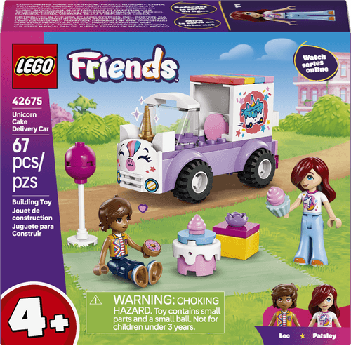 LEGO Friends Coche-Unicornio de Reparto de Pasteles 42675