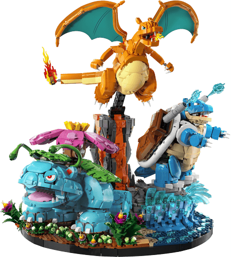PREVENTA LEGO Pokémon Venusaur, Charizard y Blastoise 72153