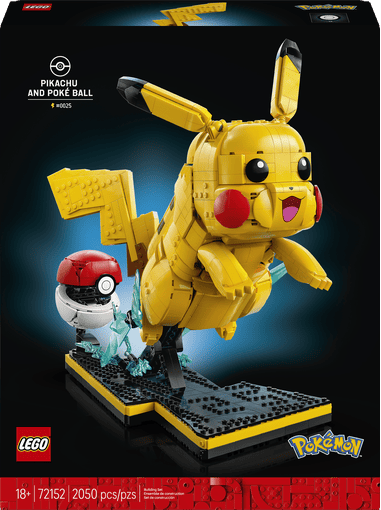 PREVENTA LEGO Pokémon Pikachu y Pokébola 72152